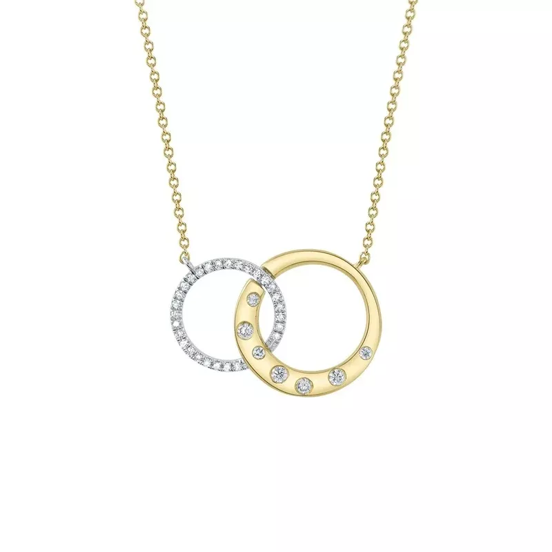 0-16-ctw-diamond-circle-necklace 0.16 ctw Diamond Circle Necklace