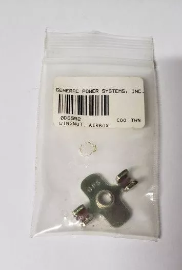 0d6592-generac-airbox-wingnut 0D6592 GENERAC AIRBOX WINGNUT