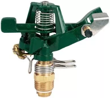10 Pack – Orbit 1/2 Inch Zinc Impact Sprinkler Head, Lawn and Yard Watering