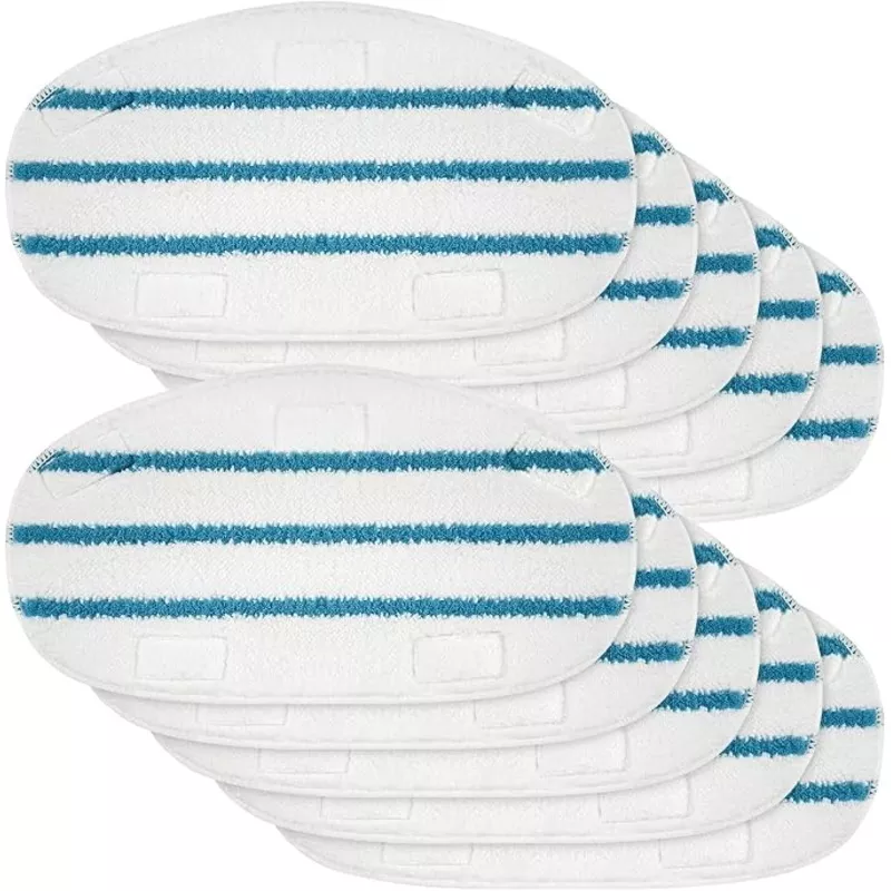 10 Pack Replacement Steam Mop Pads for PurSteam ThermaPro 211 & 10-in-1
