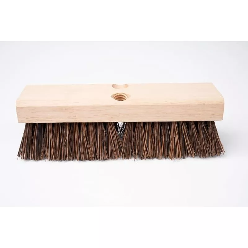 10" Palmyra Deck Scrub Brush