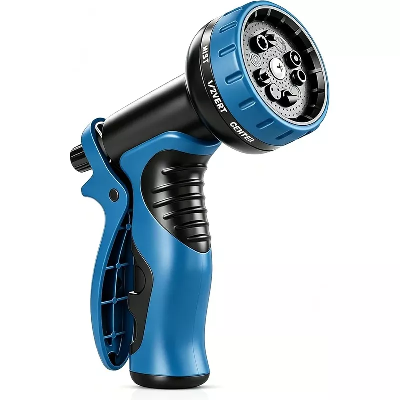 10 Spray Modes Multi-Functional Garden Hose Nozzle, All-Purpose Water Sprayer for Gardening, Cleaning & Pet Care