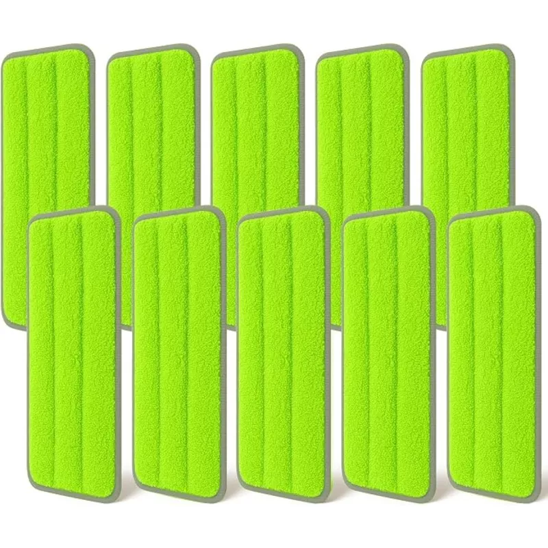 10Pcs Mop Replacement Pads,Compatible with Libman Rinse 'n Wring Mop Universal Mop Pads Mop Head Refills Washable Wet Mop,Compatible with Most 11-13 Size Mops