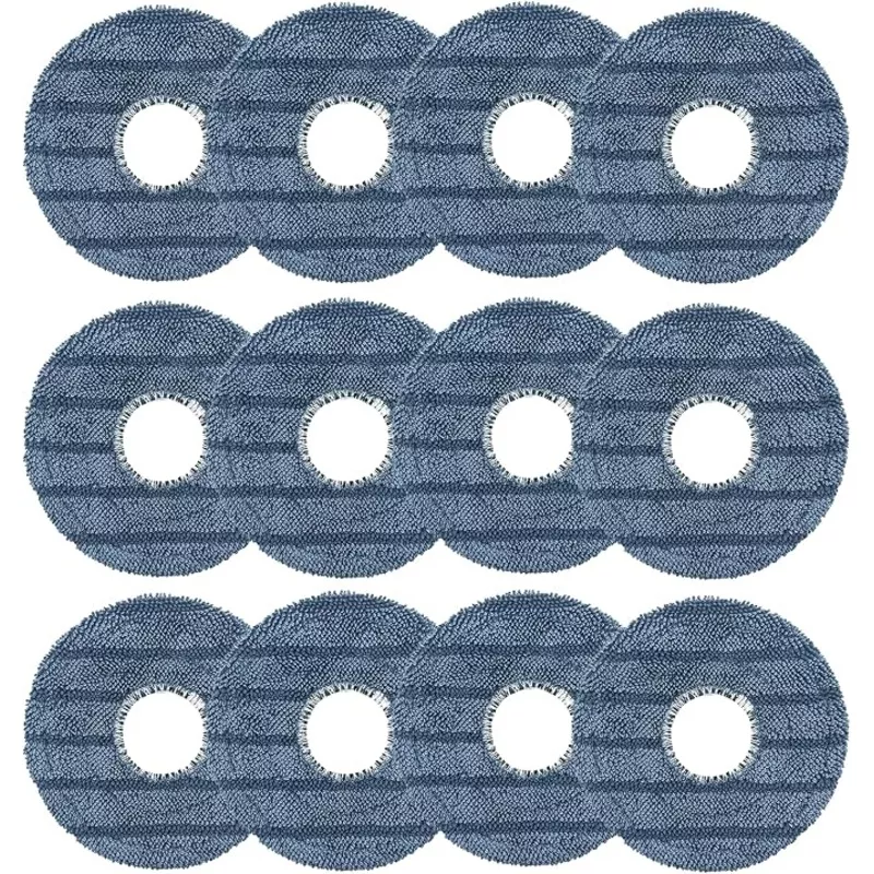 12-Pack C20 Omni Accessories Mop Pads - Washable & Reusable Microfiber Cloths Compatible with eufy C20 Omni Robot Vacuum Cleaner