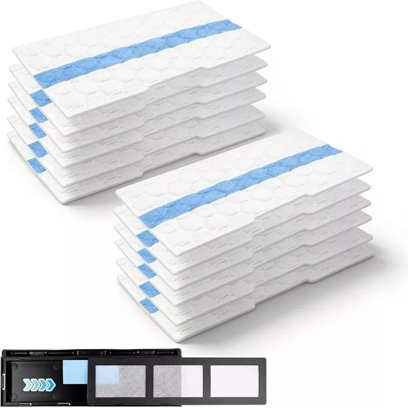 12 PCS Disposable Mop Replacement Pads for Shark VACMOP VM252 VM401 VM180