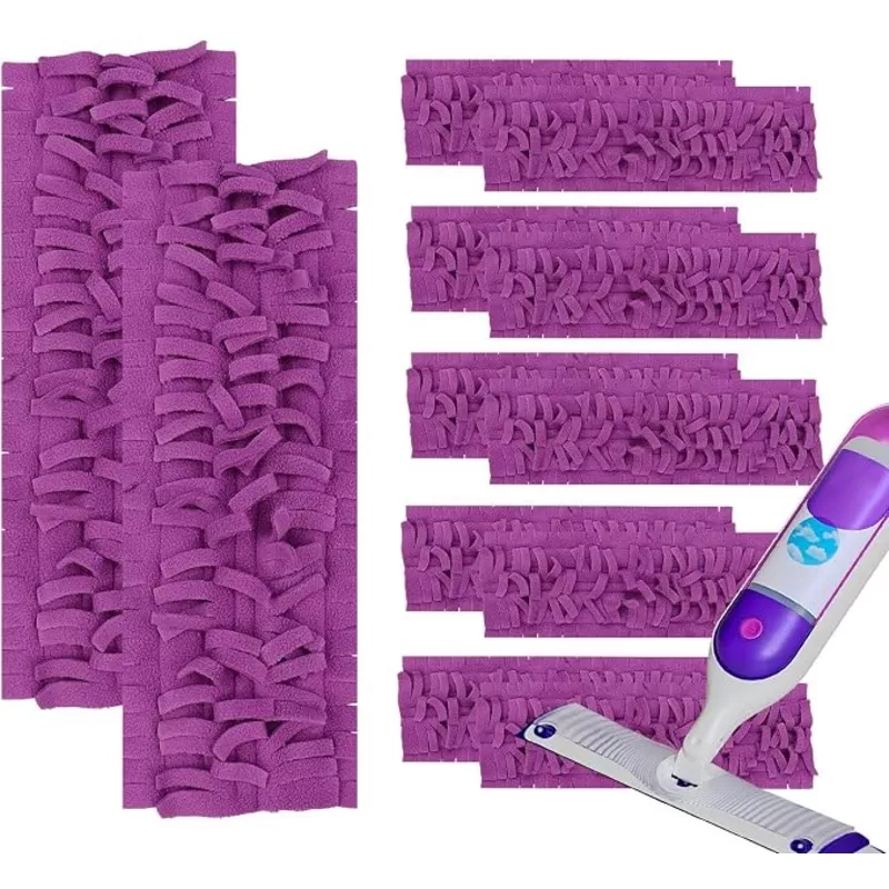 12Pack Mop Pads Refills for Swiffer Power Mop Washable & Reusable