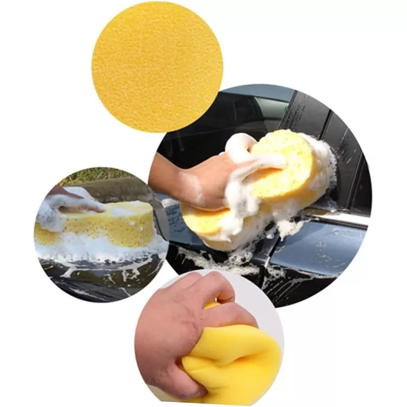12pcs High Density Waxing Sponge Pads for Car Glass Paint Cleaning Two-Sided Applicator for Dashboard Seats