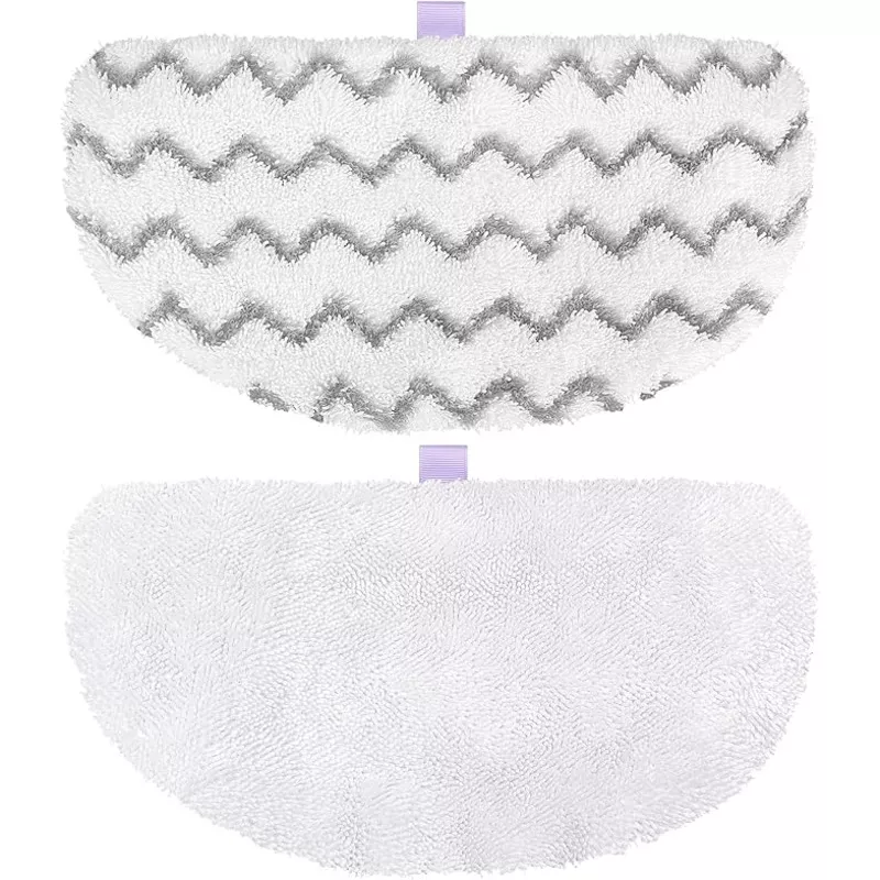 2 Pack Replacement Steam Mop Pads Compatible with Bissell PowerFresh Steam Mop, Fits Models 1940, 1806, 1544, 1440, Microfiber Scrubbing Pads for Sealed Hard Floors (1 Scrub + 1 Soft)
