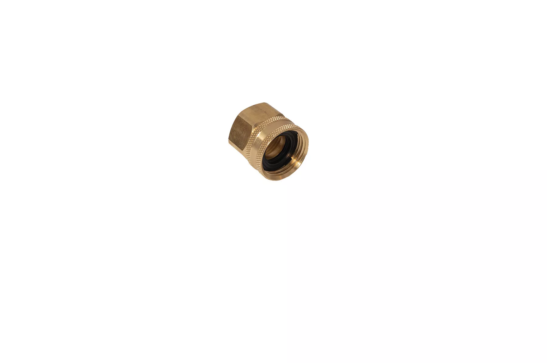 3-4-brass-swivel-coupling-fht-x-fpt-drip-irrigation-kit-accessory 3/4" Brass Swivel Coupling – FHT x FPT Drip Irrigation Kit Accessory