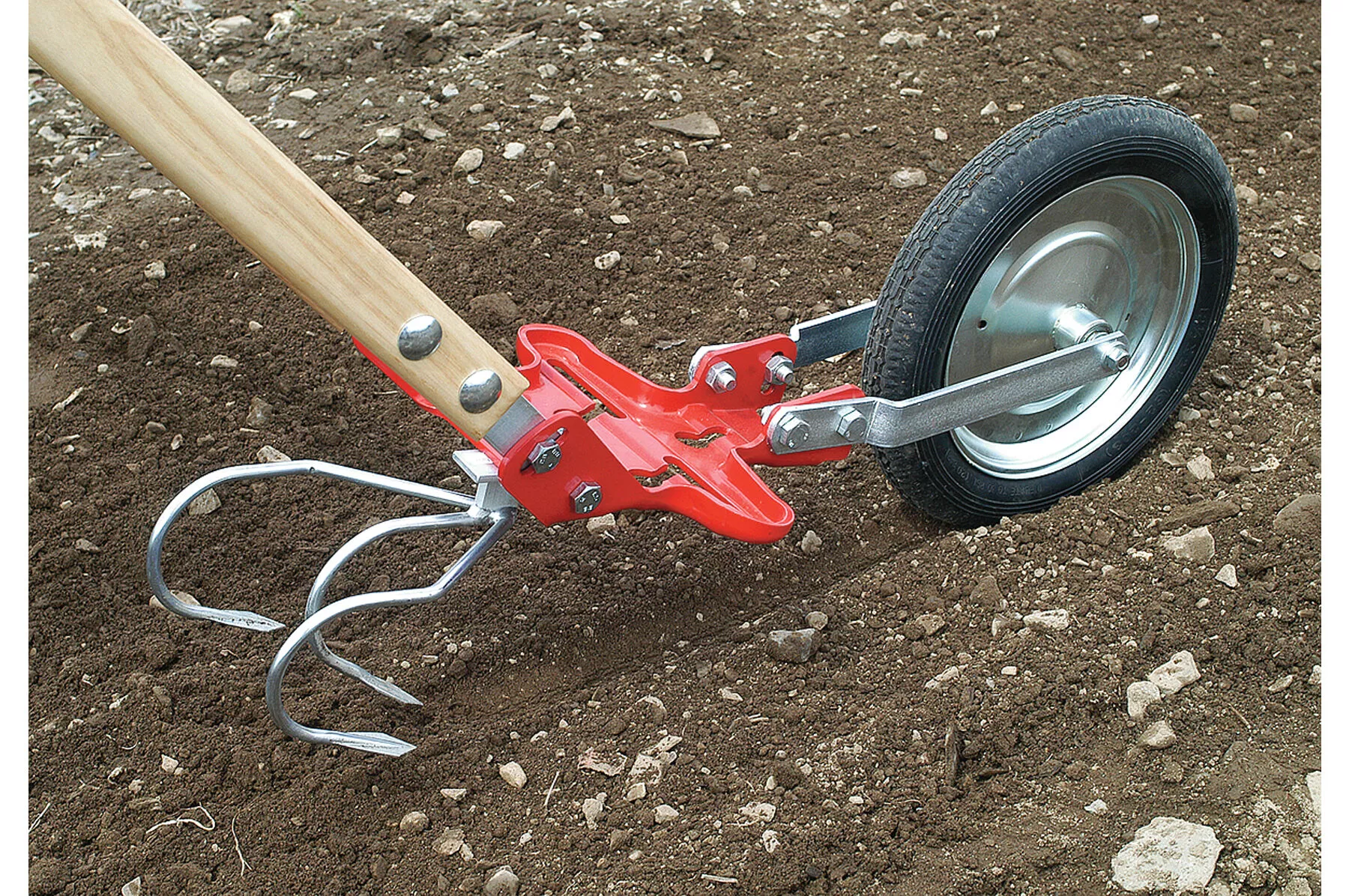 3-tine-cultivator-attachment-glaser-wheel-hoe-accessory 3-Tine Cultivator Attachment Glaser Wheel Hoe Accessory