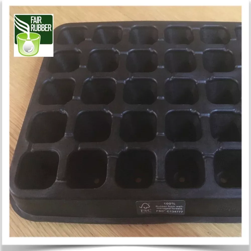 30 Module Natural Rubber Seed Tray for Your Organic Seed Starts