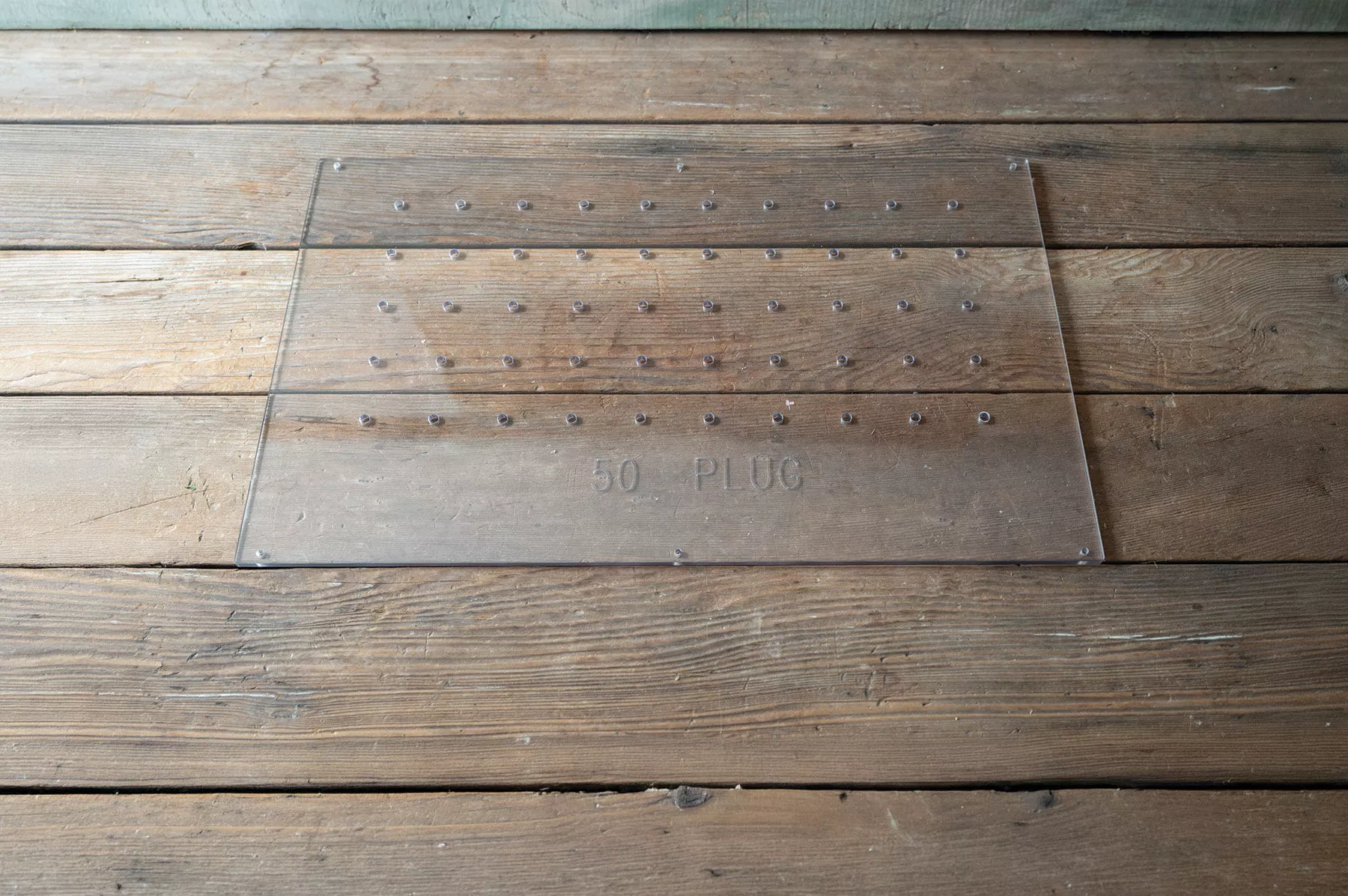50-hole-plug-tray-conversion-plate-johnny-s-drop-seeder-accessory 50-Hole Plug Tray Conversion Plate Johnny's Drop Seeder Accessory