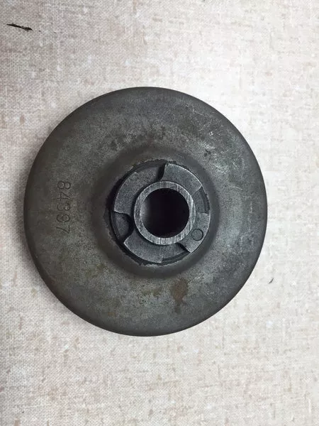 84397-mcculloch-1-4-pitch-250-vintage-nos-mcculloch-84397-drum-cloverleaf-sprock 84397 McCulloch 1/4" pitch (.250") Vintage NOS McCulloch 84397 Drum & Cloverleaf Sprocket Assembly OLD Origional Part NOS
