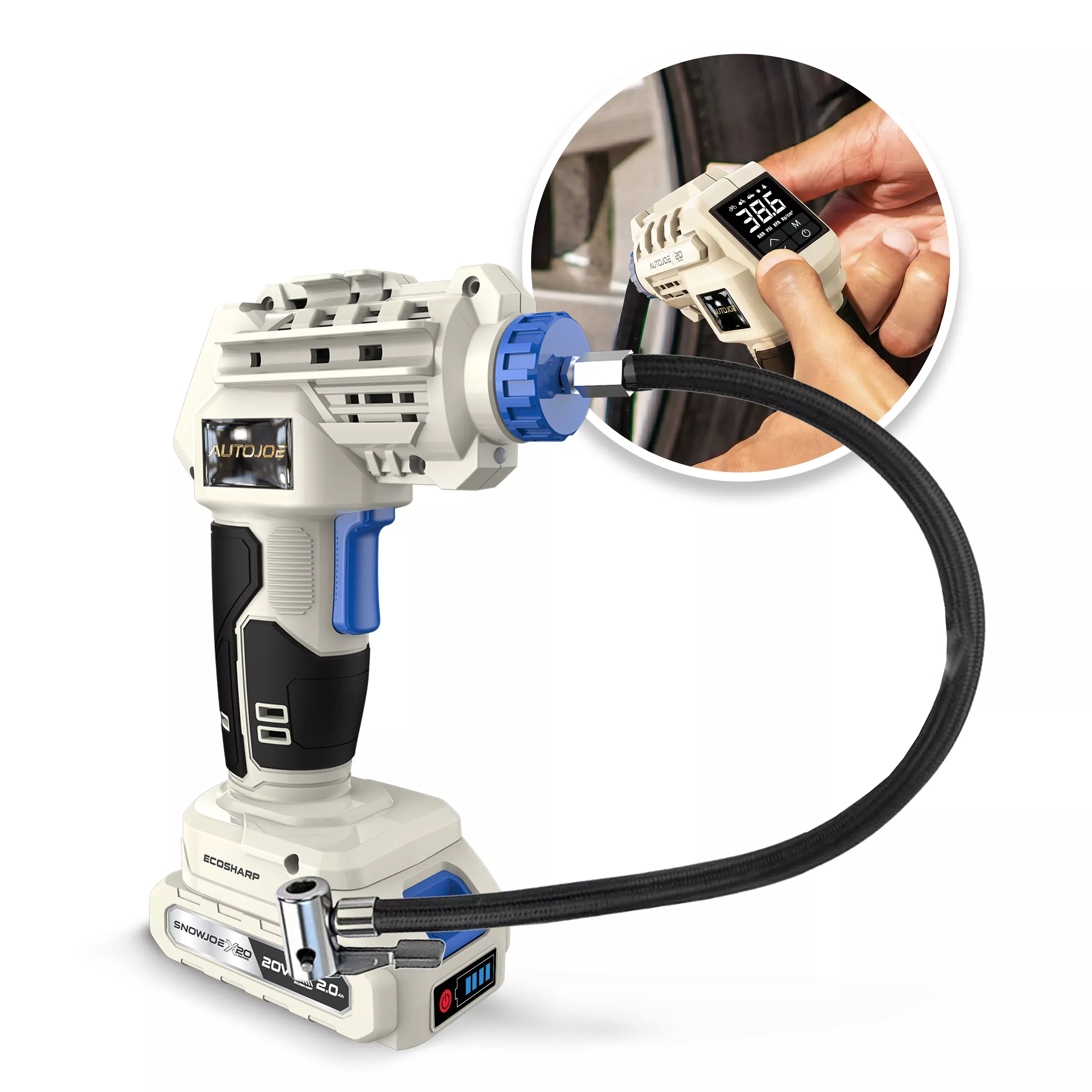 auto-joe-20-volt-ecosharp-cordless-x20-air-compressor Auto Joe 20-Volt ECOSHARP Cordless X20 Air Compressor