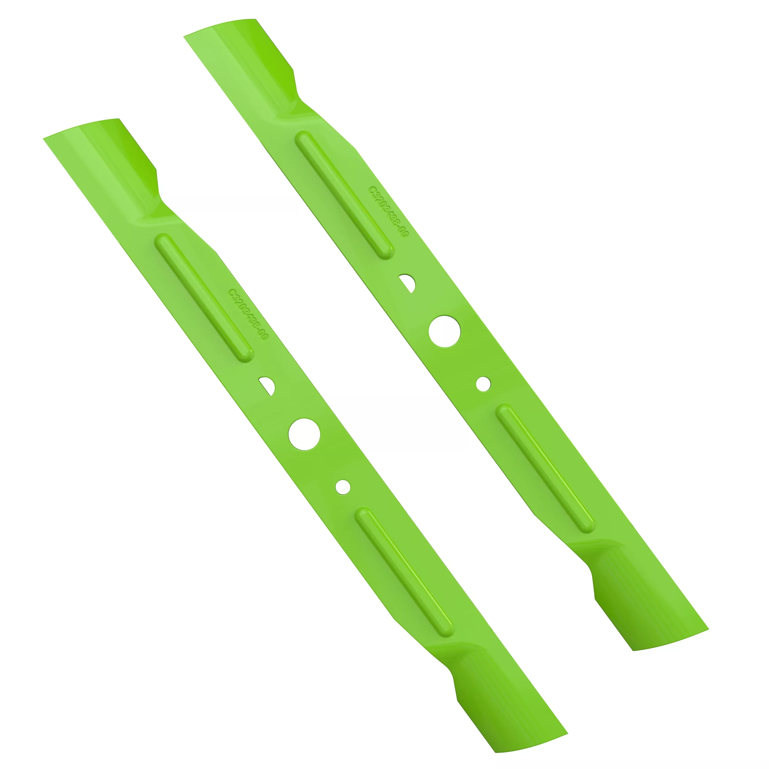 Bagger Blade For Greenworks 42" Crossover Riding Mowers (2Pcs)