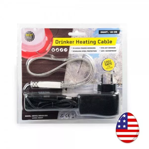 drinker-heating-cable-12v-dc-5w-16-long Drinker Heating Cable 12V DC - 5W (16" long)