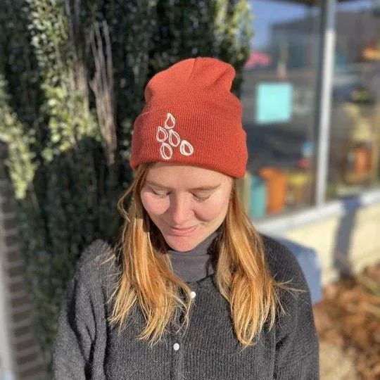 Embroidered Seed Beanies