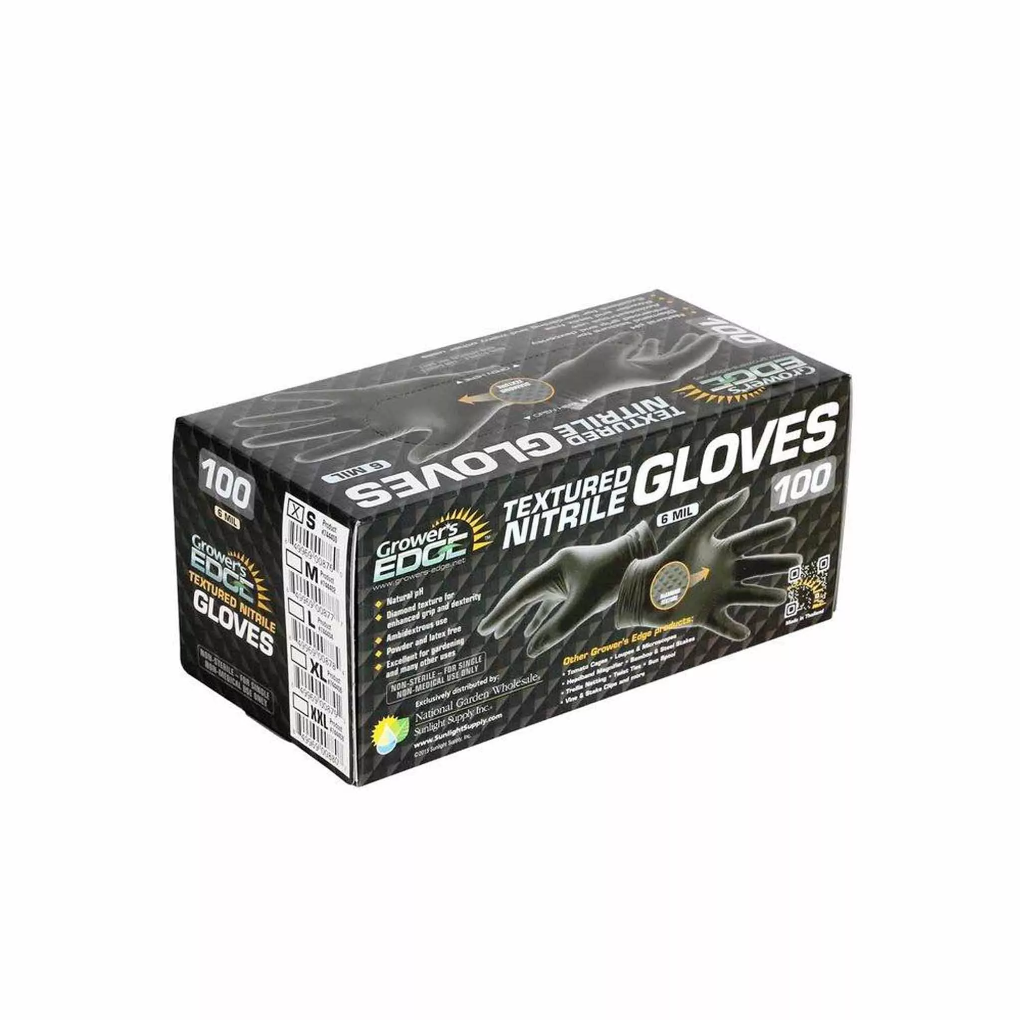 grower-s-edge-black-diamond-textured-nitrile-gloves Grower's Edge Black Diamond Textured Nitrile Gloves