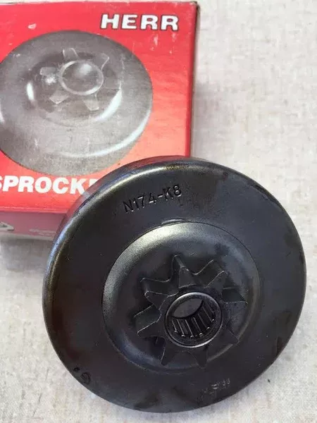 n174-k8-herr-sprocket-1-4-8-tooth-mcculloch-mini-mac-mini-mac-6-25-30-power-mini N174-K8 Herr Sprocket 1/4" 8 tooth. McCulloch Mini Mac, Mini Mac 6, 25, 30, Power Mini Mac 35, MM-3AS, MAC6, PM6A, Super Pro 40