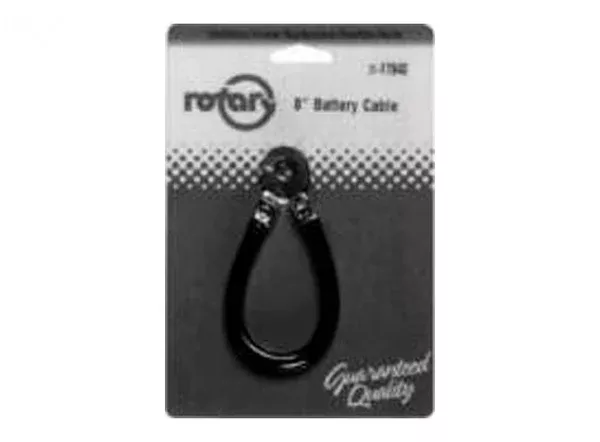 nla-rotary-11940-cable-battery-carded-8-black *NLA* Rotary 11940. CABLE BATTERY CARDED 8" BLACK