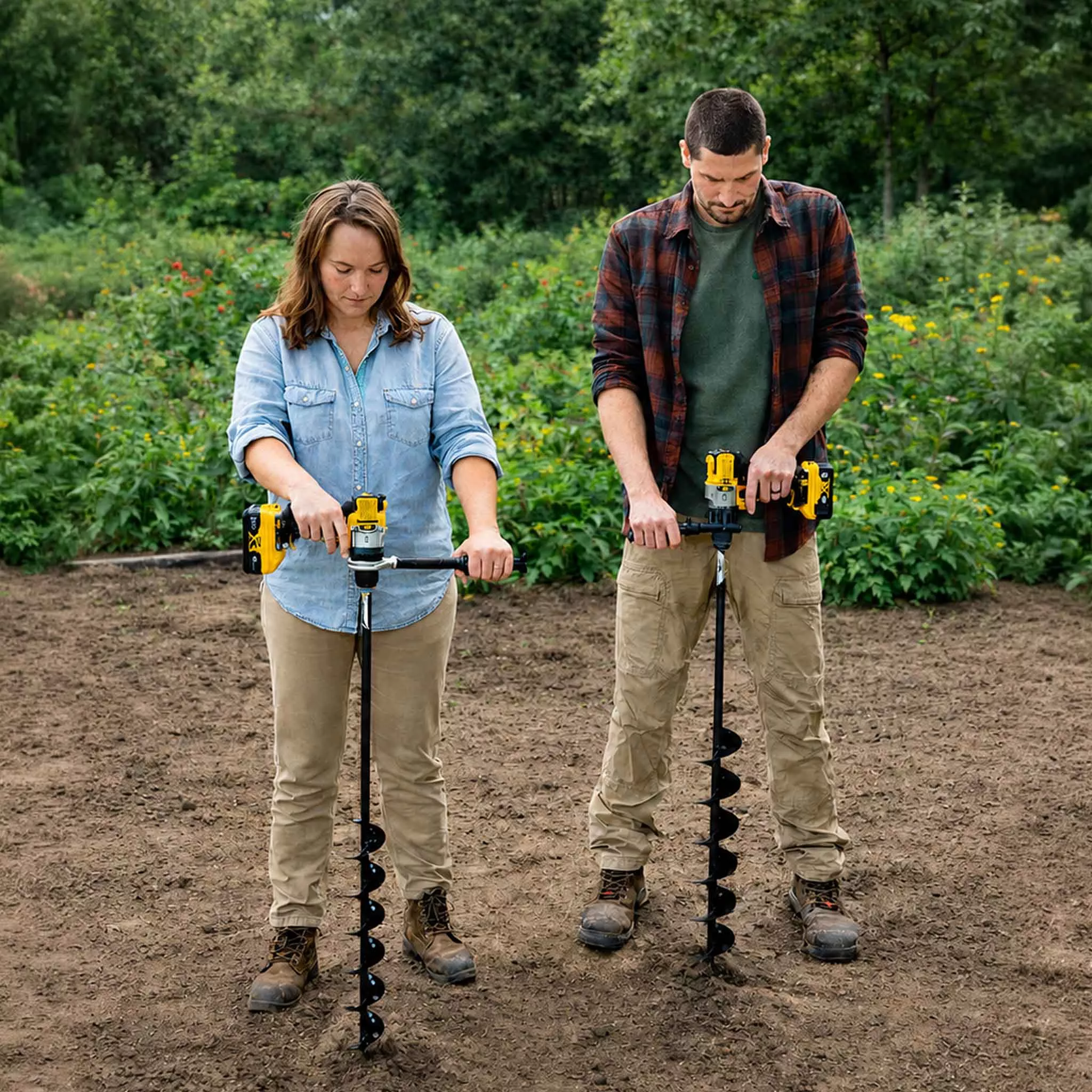 power-planter-bulb-planting-auger-extended-length Power Planter Bulb Planting Auger - Extended Length