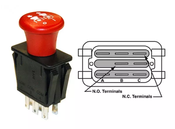 Rotary 9657. SWITCH PTO MULTI APPLICATION MTD 725-1752, MTD 725-3233, Grasshopper 183925