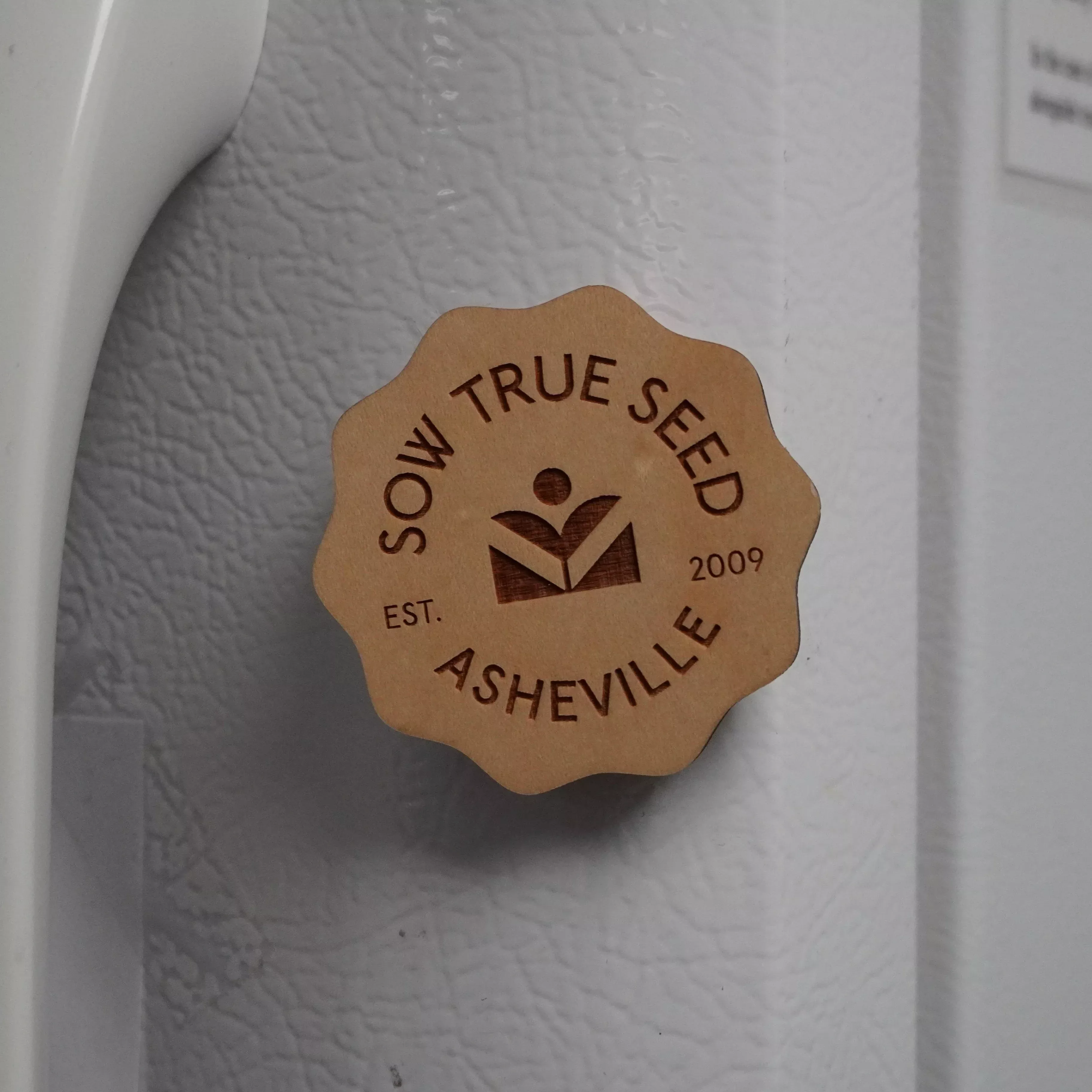 Sow True Seed Wooden Magnet