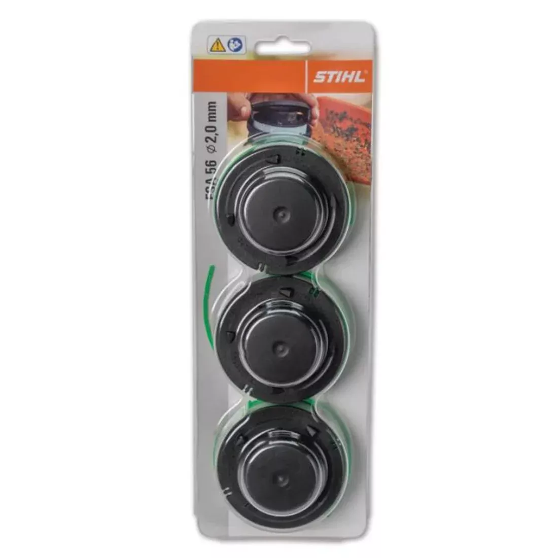 STIHL 4009 710 4306 SPOOL WITH NYLON LINE AUTOCUT C 3-2 (PACK OF 3)