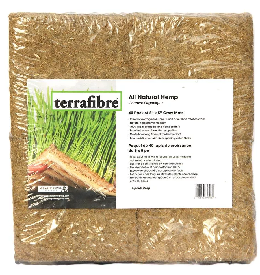 Terrafibre Hemp Grow Mats 5 x 5