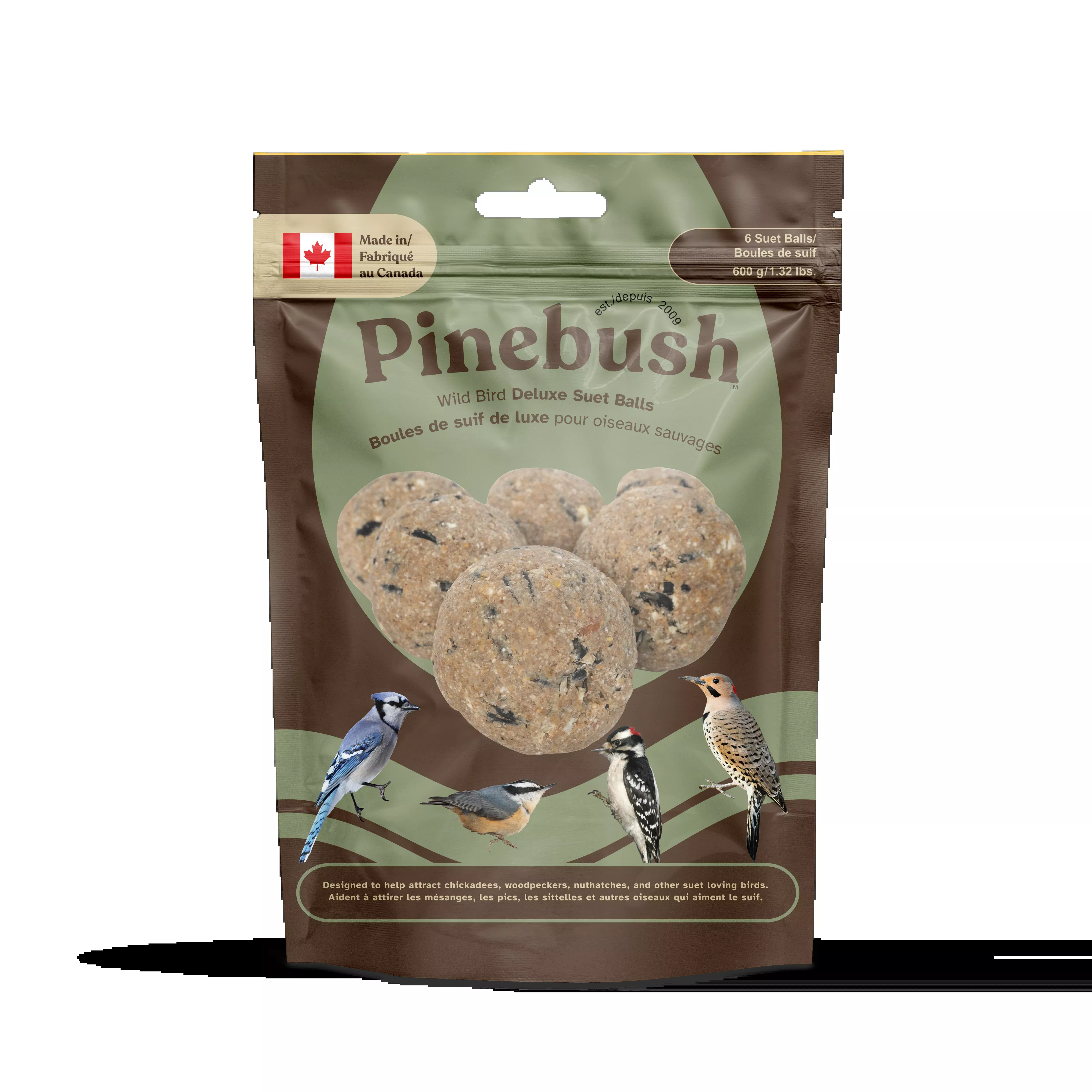 Wild Bird Deluxe Suet Balls 6/pk