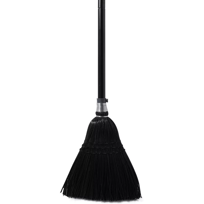 Yocada Broom Commercial Indoor Outdoor Broom 55.5 inch Tall Black