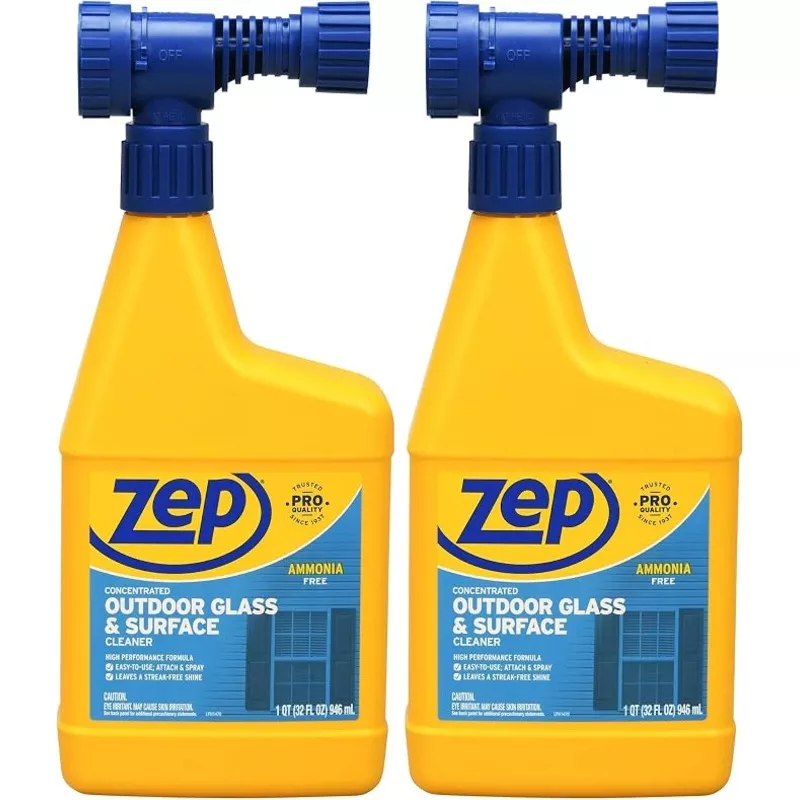 zep-hose-end-outdoor-cleaner-u49910-great-outdoor-glass-surfaces-32-ounces-pack- Zep Hose-End Outdoor Cleaner - U49910 - Great for Outdoor Glass and Surfaces - 32 Ounces (Pack of 2)